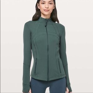 Lululemon teal shadow define jacket sz 6